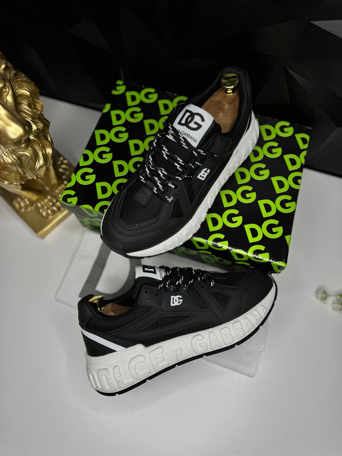 Siyah Beyaz Dolce & Gabbana Erkek Sneaker MÇ