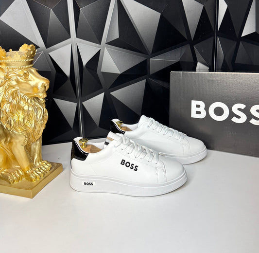 Boss Beyaz Siyah Erkek Sneaker TN