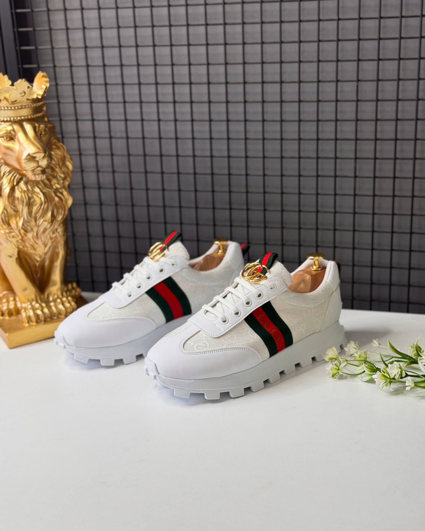 Gucci Erkek Sneaker – Beyaz